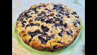 Buttered Blueberry Oat Cake - Your New Breakfast Obsession!