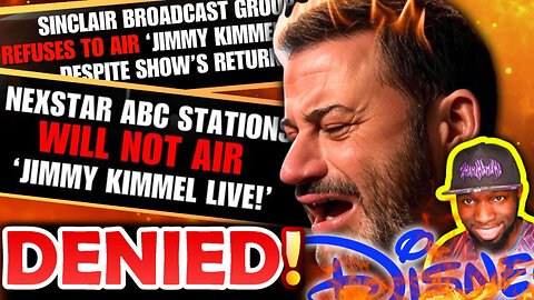 🚨Disney Broadcasters REFUSE to Air WOKE Weasel Jimmy Kimmel IN SPITE of Disney CAVING to Leftists!