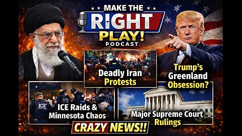 Iran Protests Turn Deadly, Clinton Skips Epstein Hearing & Trump’s Greenland Push!