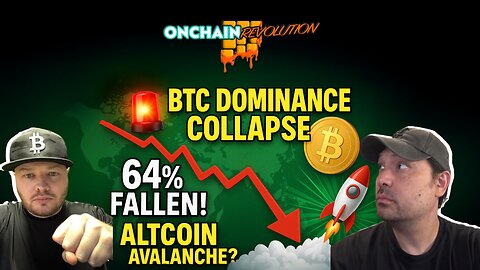 🚨 BTC DOMINANCE COLLAPSE: 64% FALLEN! Altcoin Avalanche Incoming — Is Bitcoin’s Throne Shaken? 🚀