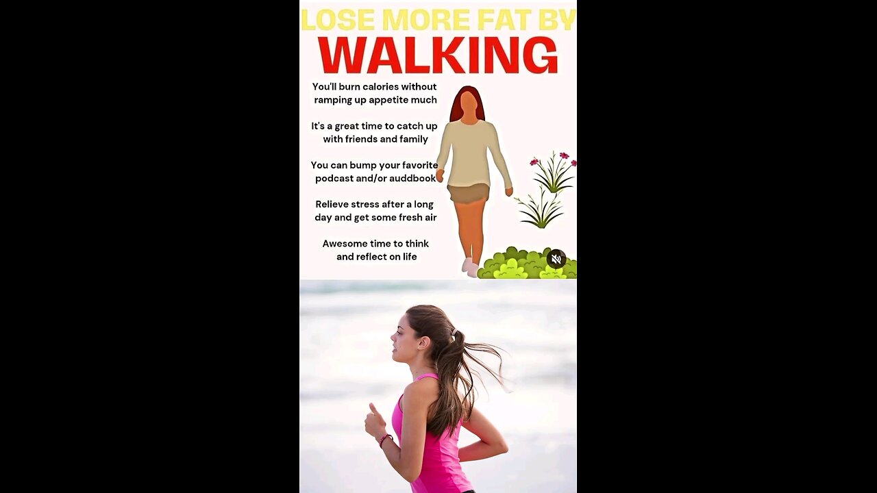 Lose more fat by walking