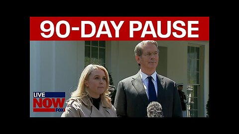 Karoline Leavitt and Treasury Sec. address Trump tariff pause