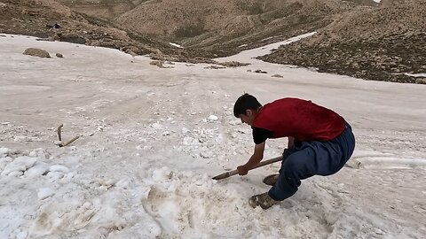 part1: Journey through Snow and Secrets: Revealing the Concealed Belongings of the Nomadic Family