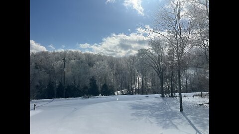 Iced in need for clearing up the mess.