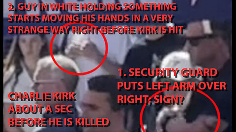 Charlie Kirk: HD Video PROOF that real assassin was in the crowd, at the fence to the left of the tent