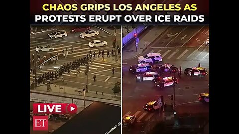 LA Protests Erupt: Trump's Troops vs. Chaos! #LosAngeles #Protest