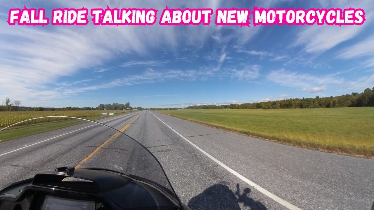 Fall ride talking about new motorcycles