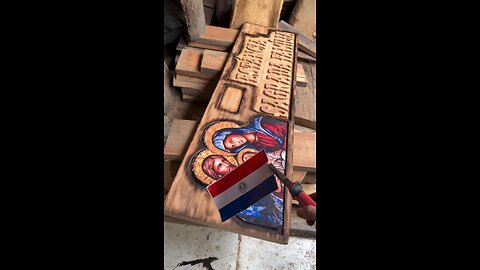 Custom Property Sign with Religious Resin Art 🇵🇾✨