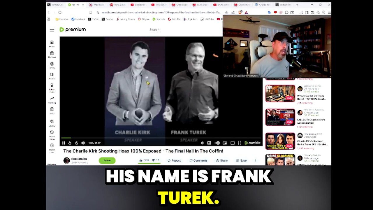 Charlie Kirk’s RAISED CATHOLIC Friend, “Frank” Turek