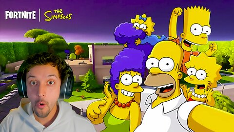 🔴LIVE - FORTNITE - THE SIMPSONS HAVE ARRIVED!! (NEW UPDATE)