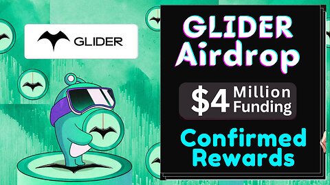 👻Glider Mainnet Airdrop with $4 Million Funding || Earn Points for Rewards