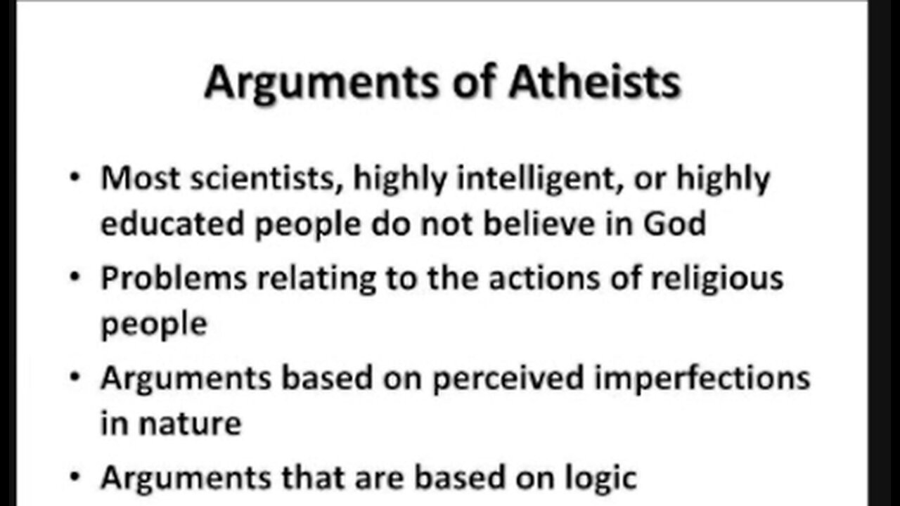 Atheist's Arguments
