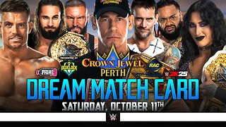 WWE Crown Jewel 2025 Perth - Dream Match Card | Bevelock