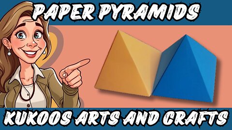 How to Make a Paper Pyramid | Easy 3D Paper Craft for Kids & Projects