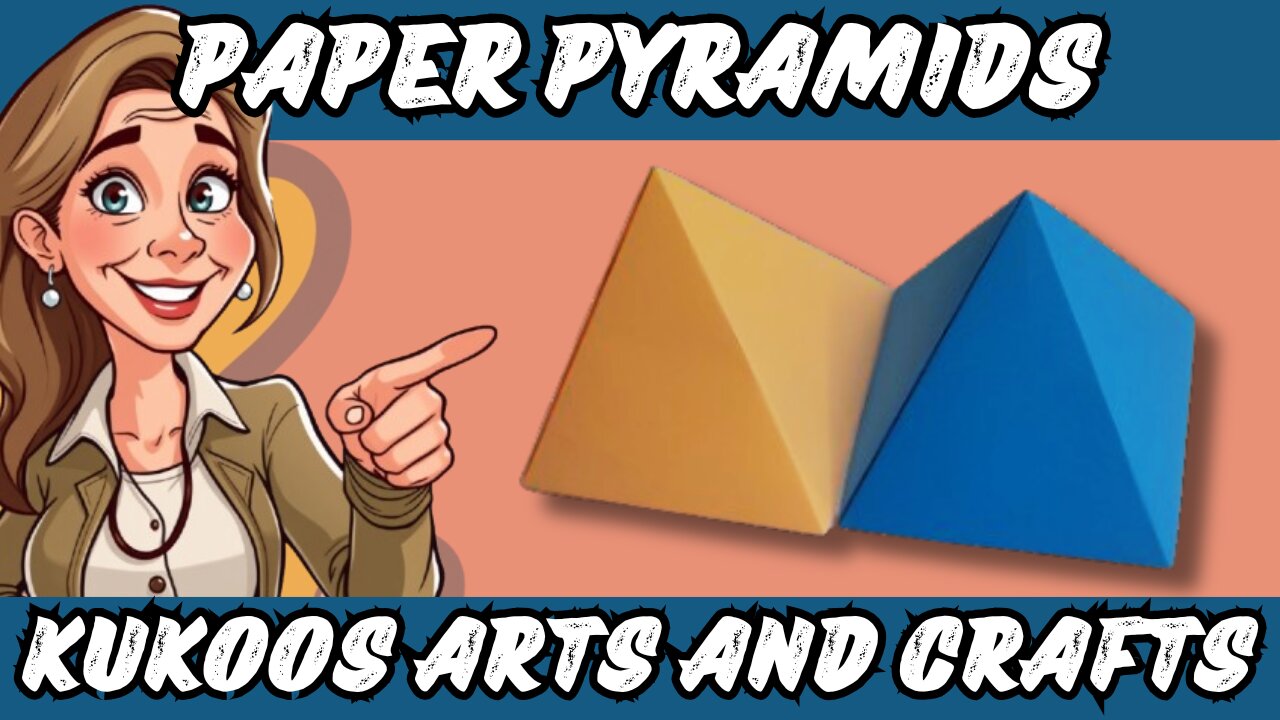 How to Make a Paper Pyramid | Easy 3D Paper Craft for Kids & Projects