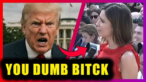 BREAKING: Trump GOES CRAZY and HUMILIATES female reporter live at the White House