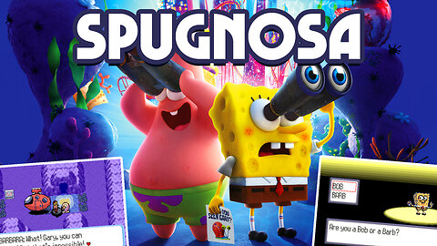 Pokemon Spugnosa - GBA ROM Hack, Play as SpongeBob SquarePants or Barbara in a fully underwater