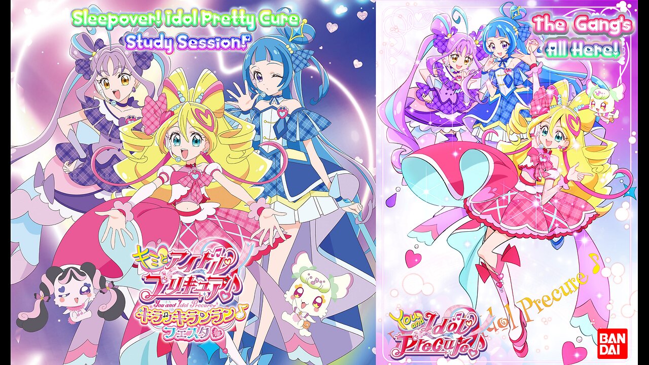 You and Idol Pretty Cure♪ Episode 8 - Sleepover! Idol Pretty Cure Study Session! (English Subbed)