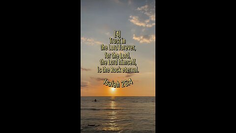 Isaiah 26:4 (NIV)