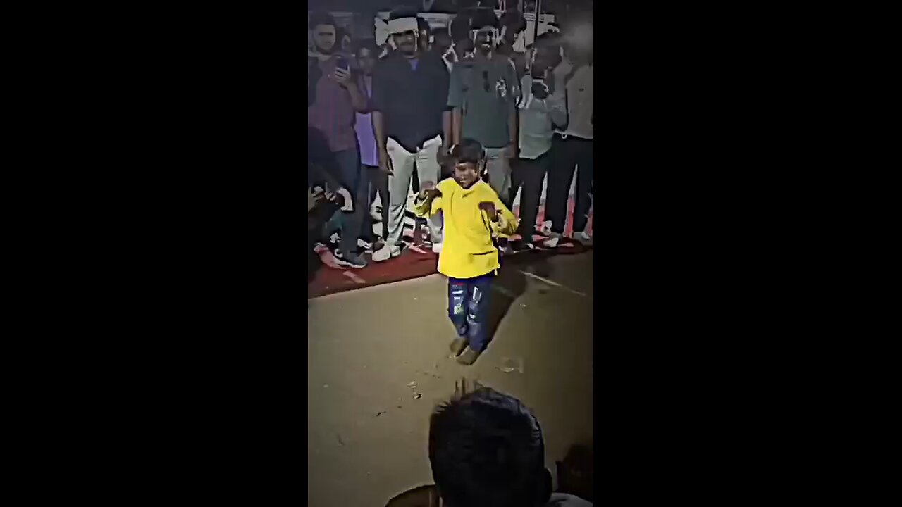 Dancing happily