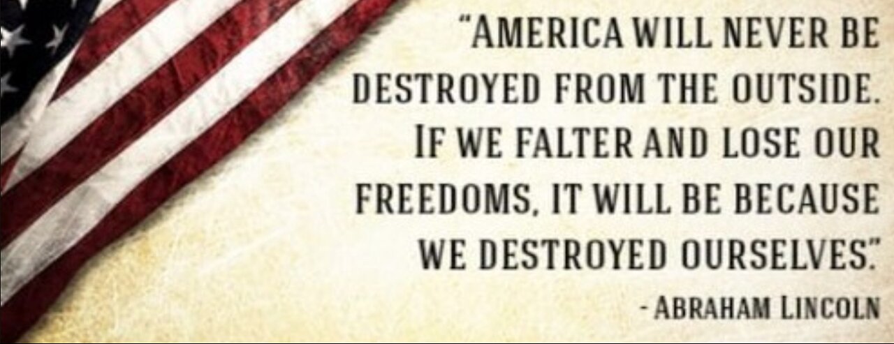 God doesn't want to destroy America