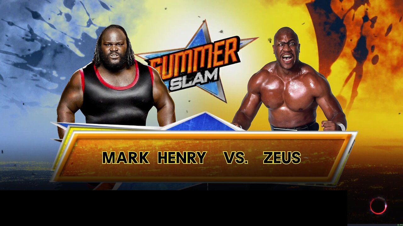 WWE 2k23 Mark Henry vs Zeus