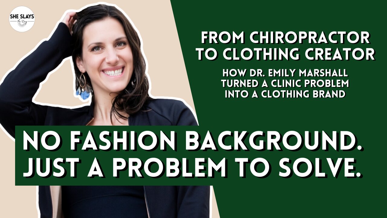 From Chiropractor to Clothing Creator: Turning a Clinic Problem Into a Clothing Brand