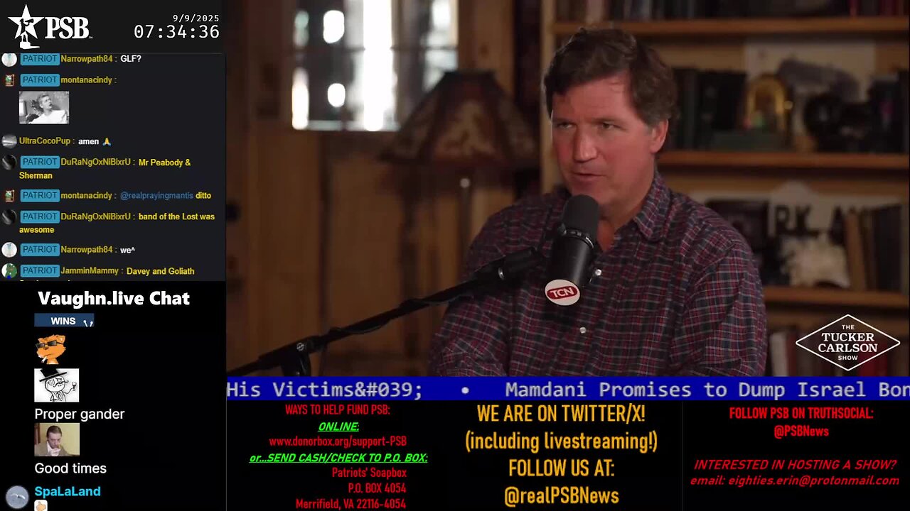 2025-09-09 07:29 EDT - Patriots Soapbox AM: with MykelJaye