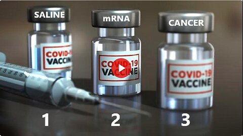 BREAKING - Vaxx vials marked 1, 2 & 3. 1 = Saline, 2 = mRNA, 3 = Cancer or worse