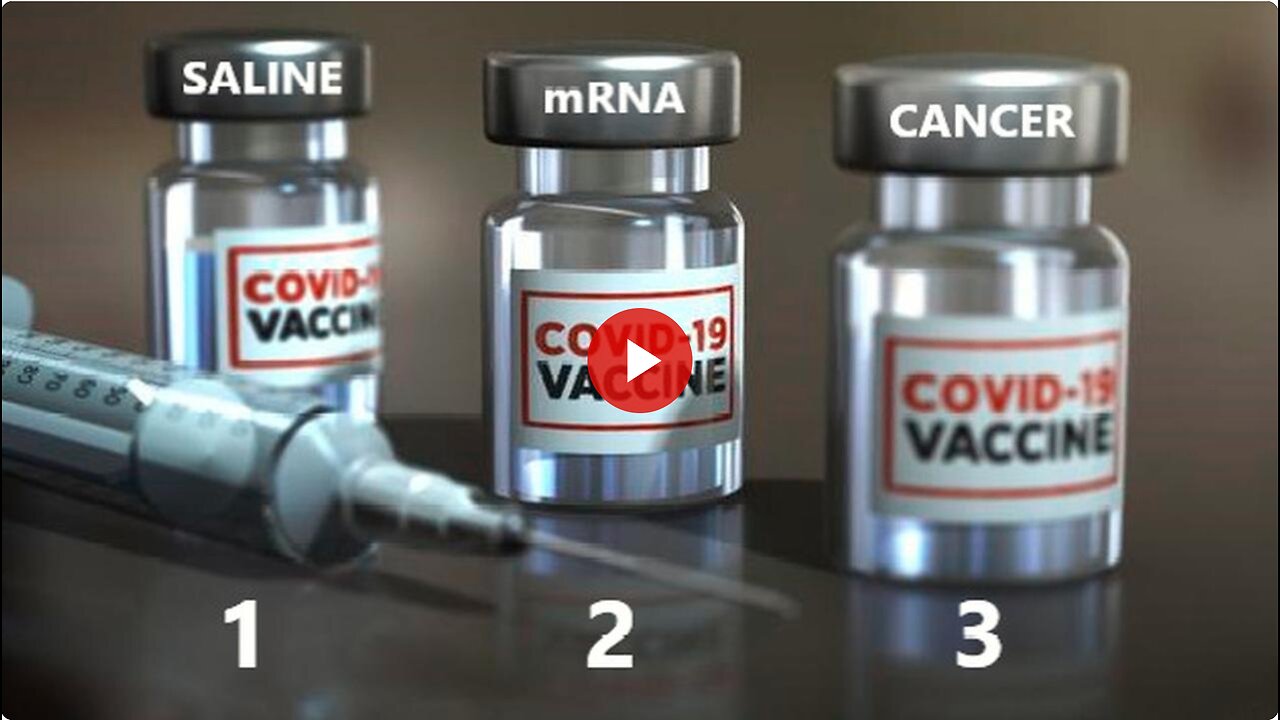 BREAKING - Vaxx vials marked 1, 2 & 3. 1 = Saline, 2 = mRNA, 3 = Cancer or worse