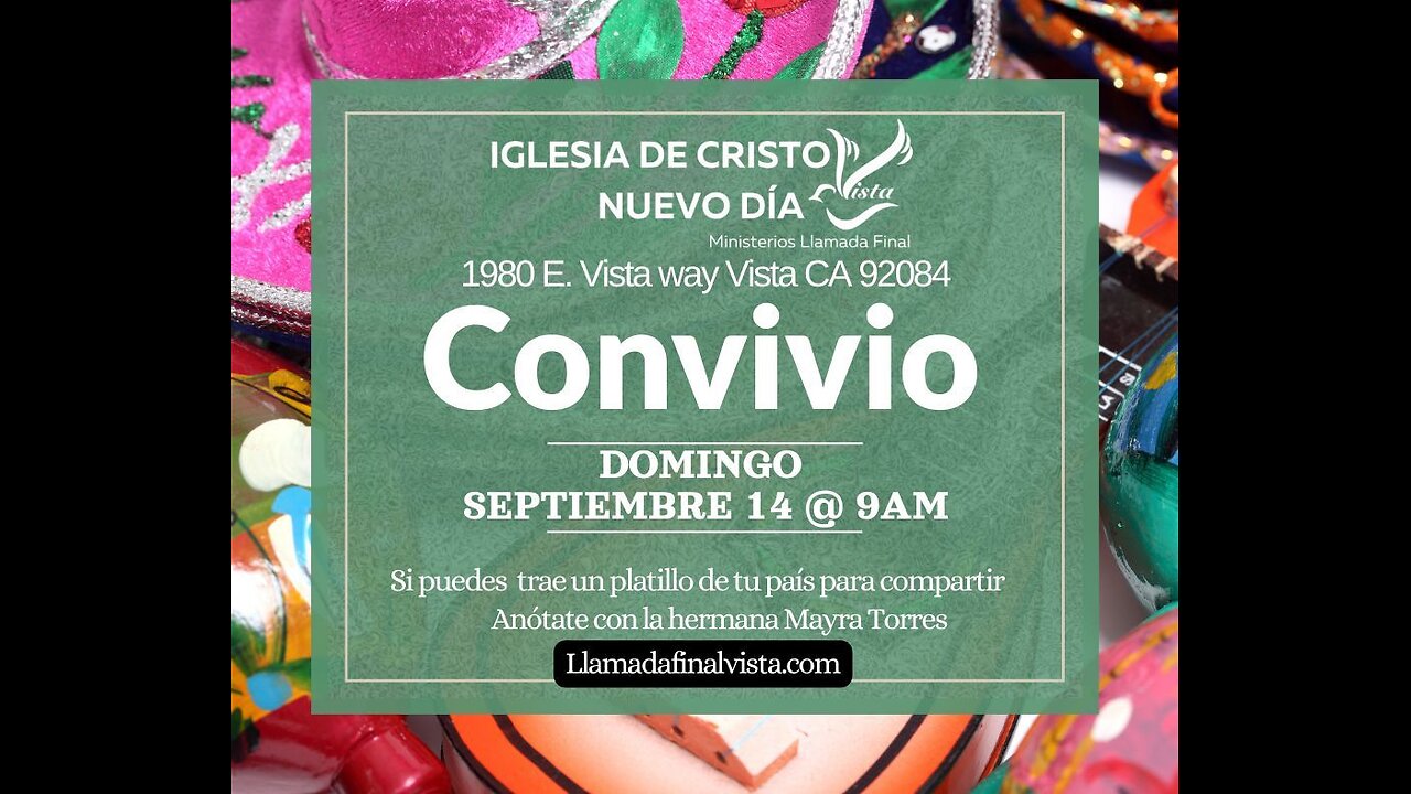 Convivió hispano 2025 #llamadafinalvista