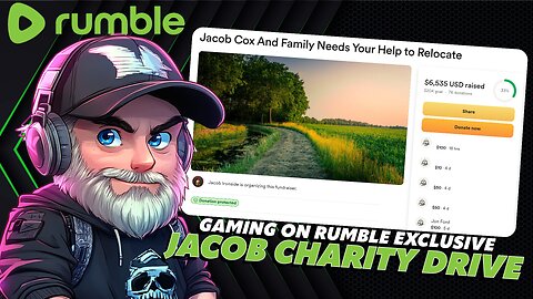 🔴Rumble Exclusive Gaming Day🔴Charity Driver for Jacob Iron Side