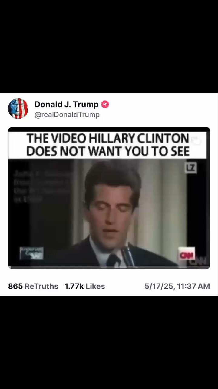 Trump postet ein Video über den 