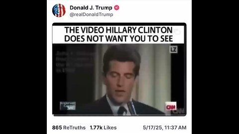 Trump postet ein Video über den "Clinton-Body-Count"