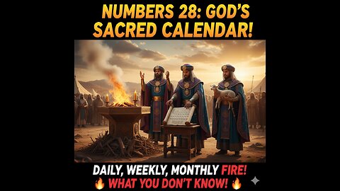Numbers 28: Daily & Festival Offerings — A Call to Devotion 🔥🙏
