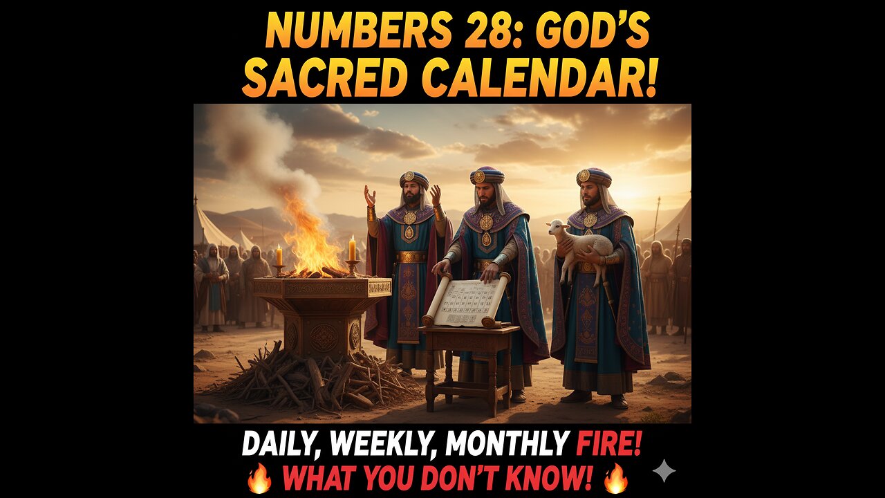 Numbers 28: Daily & Festival Offerings — A Call to Devotion 🔥🙏