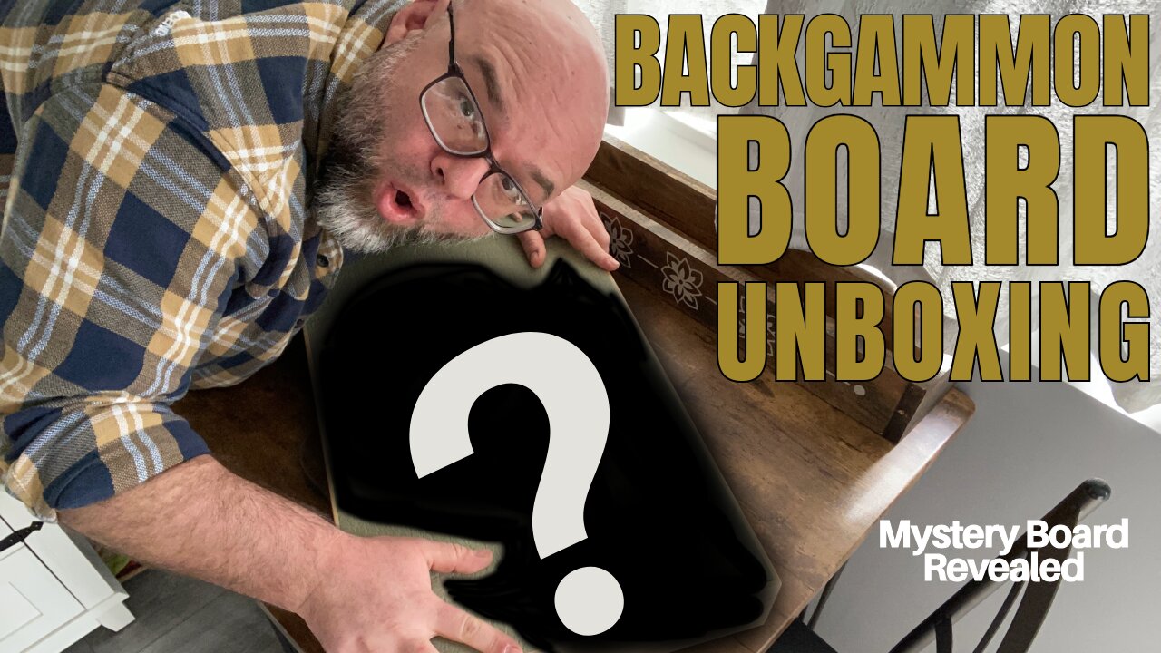 Unboxing a BRAND NEW backgammon board!