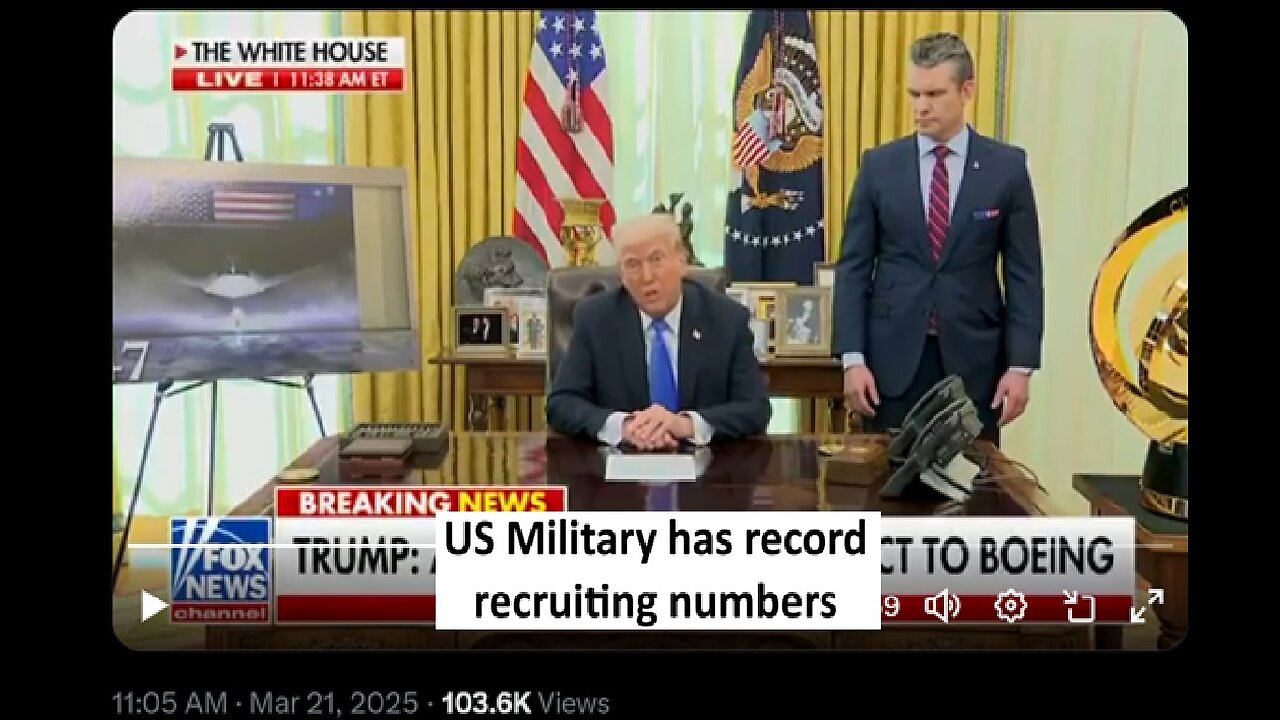 Record number of people join military under Pete Hegseth’s leadership