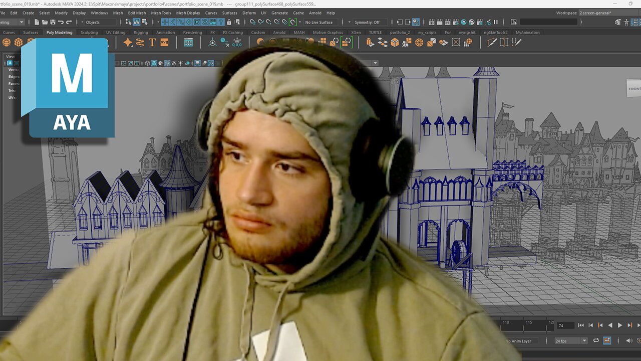 Blocking Out A Scene in Maya