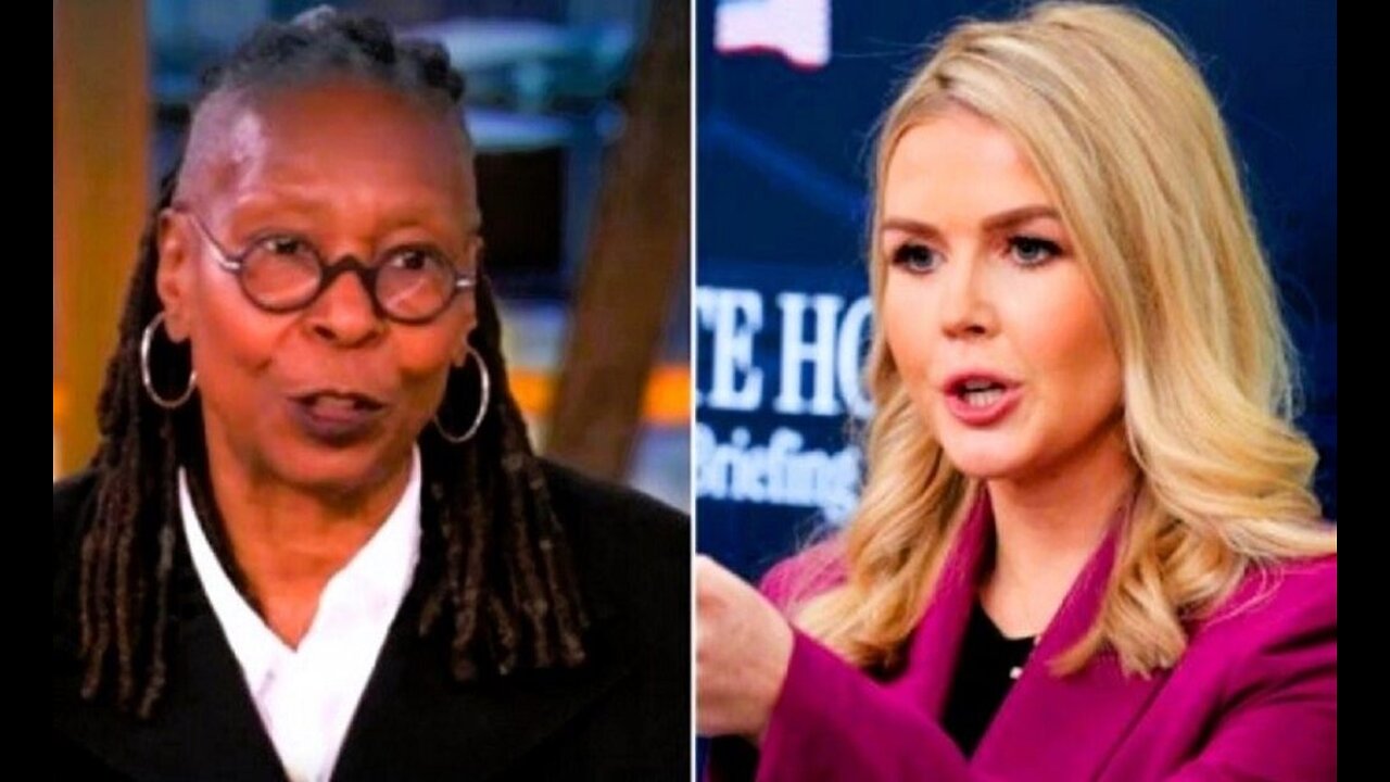 MEDIA KRWAWA ŁAGADA: Karoline Leavitt ZNISZCZYŁA Whoopi Goldberg i The View — ...