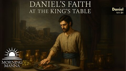 Morning Manna - June 20, 2025 - Daniel 1:1-21 - Daniel's Faith at the King's Table