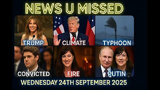 NEWS U MISSED WITH PAUL BROOKER & DREW DEMI 24TH SEPTEMBER 2025