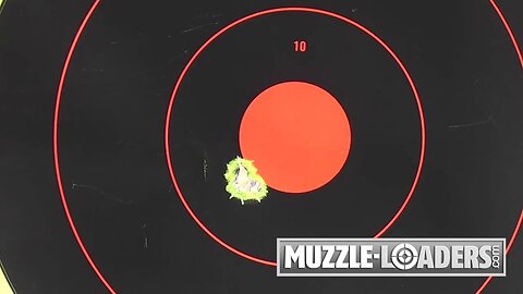 Traditions™ Mountain Rifle .50 Cal at the range - 3 shot group - Muzzle-Loaders.com