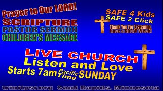 20250824 August 24th LIVE STREAM Church Service Trinity Lutheran Sauk Rapids MN Safe For Children