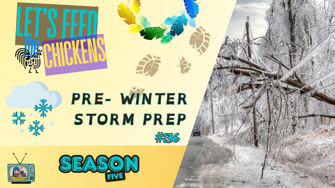Pre- Winter Storm Prep | Let's Feed the Chickens | E136