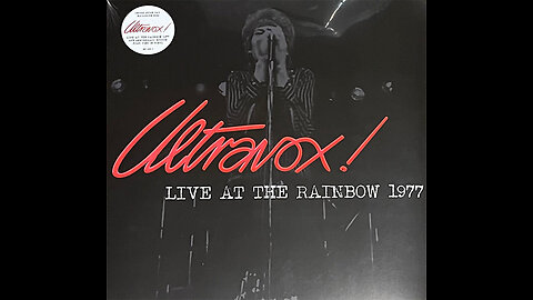 Ultravox! - Live At The Rainbow (USA & Europe) 1977/2022 LP
