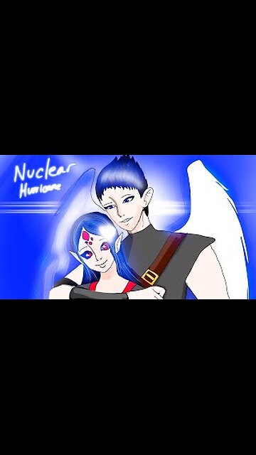 Oc speedpaint nuclear and gabriel
