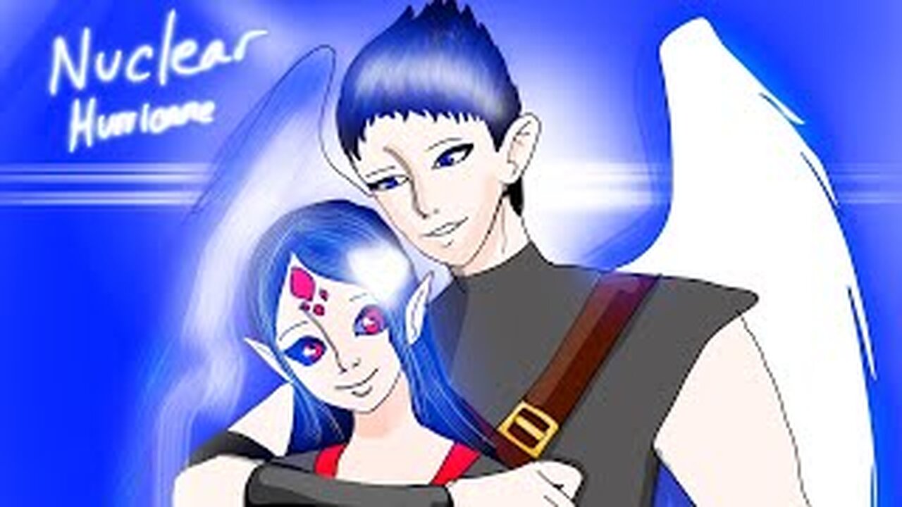 Oc speedpaint nuclear and gabriel