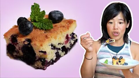 🍰 Melt-In-Your-Mouth Blueberry Cake: Irresistibly Soft & Delicious! 🤤✨