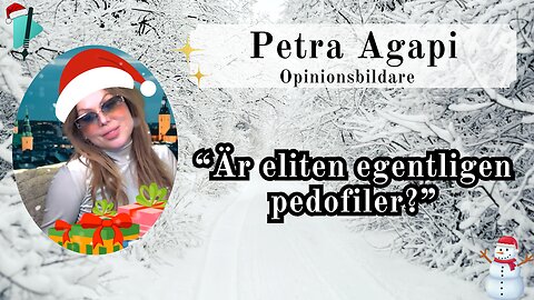 "Nästan allt är en lögn - dags att ifrågasätta allt" - Petra Agapi - Vintertal 2025